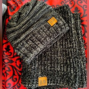 DW knit hat and scowl wrap one size fits most!’ SUPER WARM